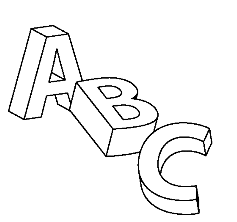 abc letters coloring pages for kids Coloring4free