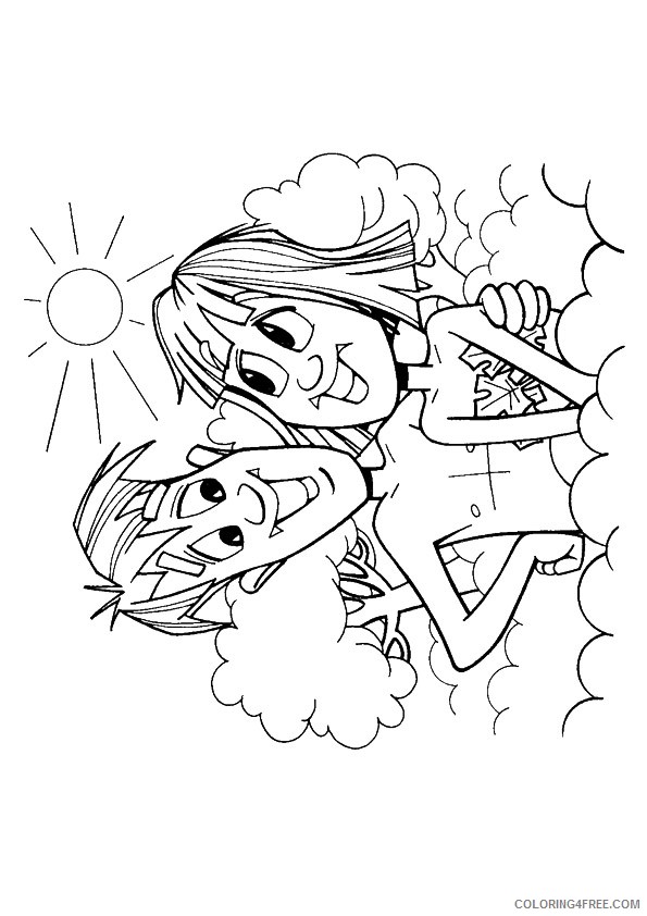 adam and eve coloring pages happy Coloring4free
