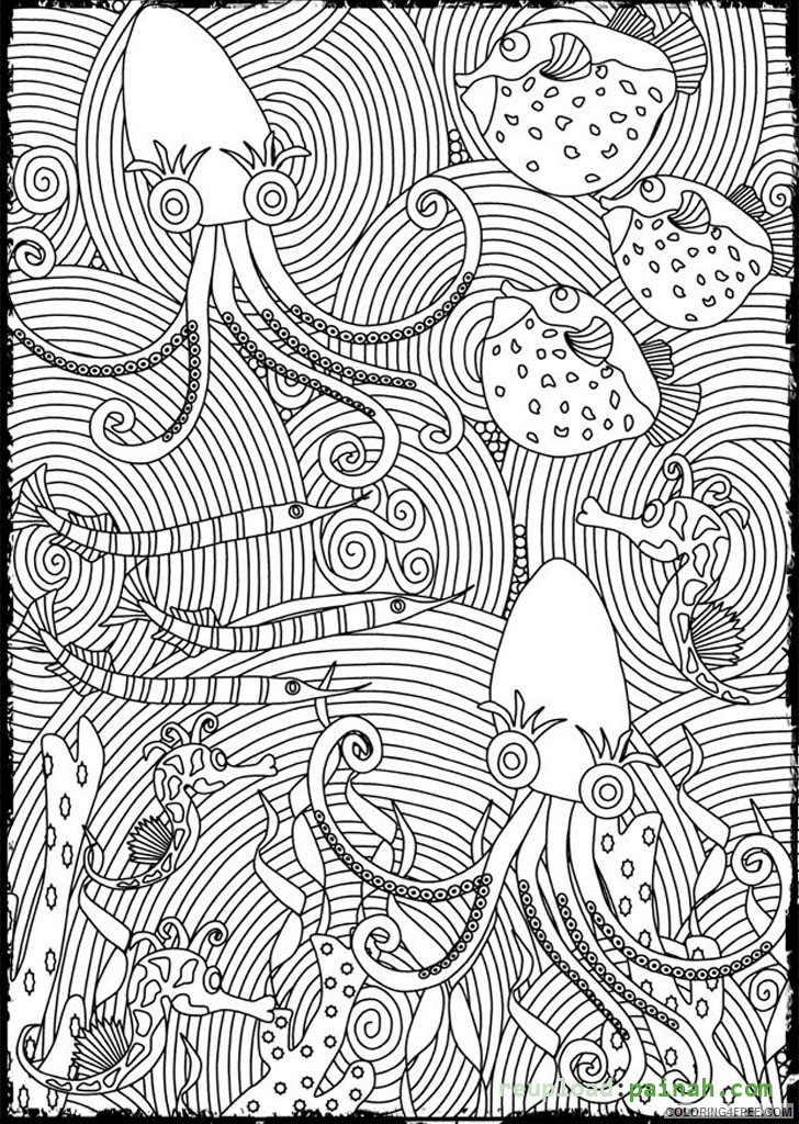 advanced coloring pages of animals Coloring4free