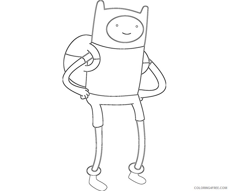 adventure time finn coloring pages Coloring4free