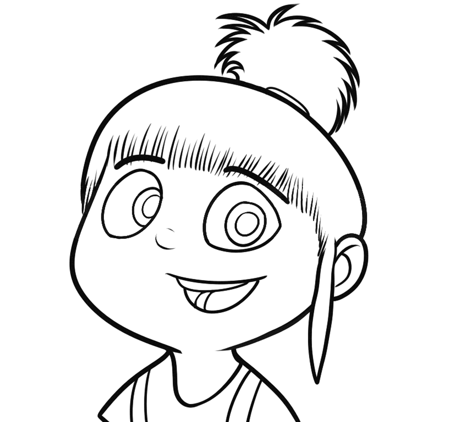 agnes despicable me coloring pages Coloring4free