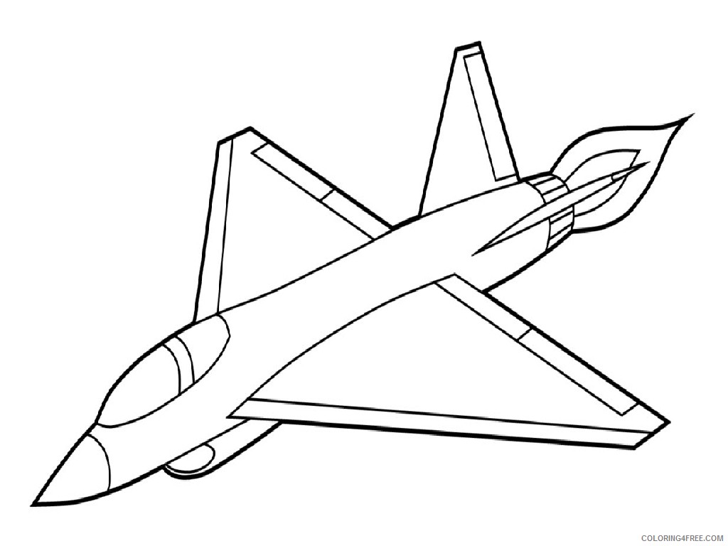 airplane coloring pages army plane Coloring4free