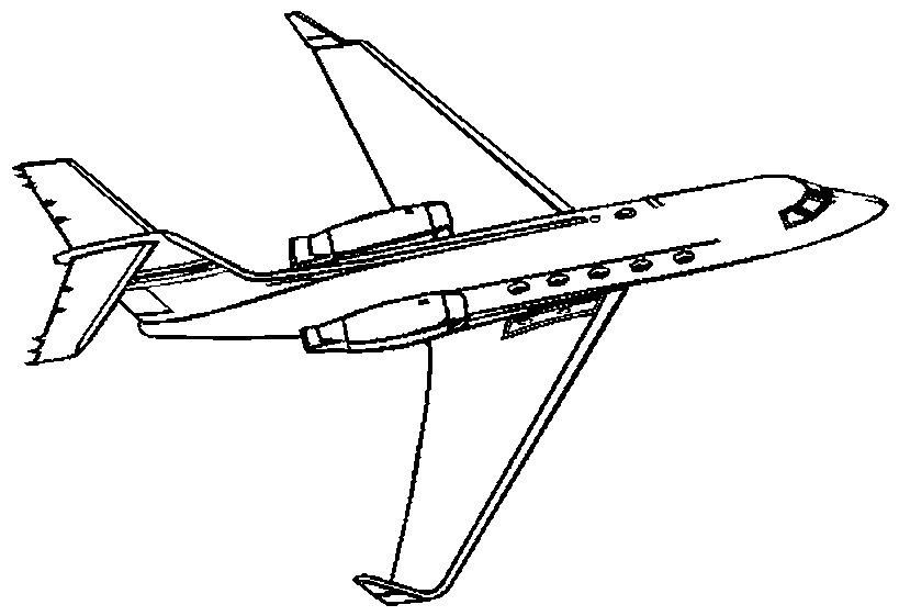 airplane coloring pages jet plane flying Coloring4free