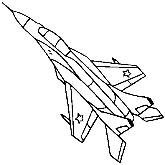 airplane coloring pages military fighter jet Coloring4free