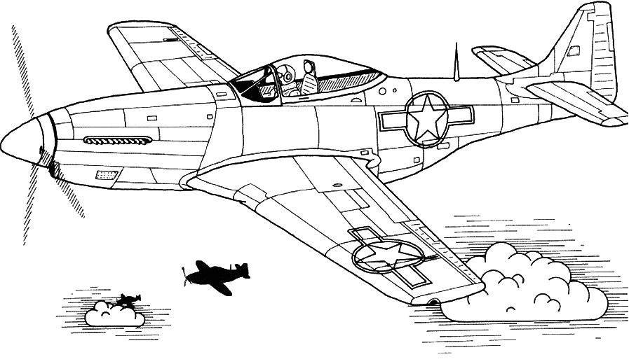 airplane coloring pages military palne flying Coloring4free