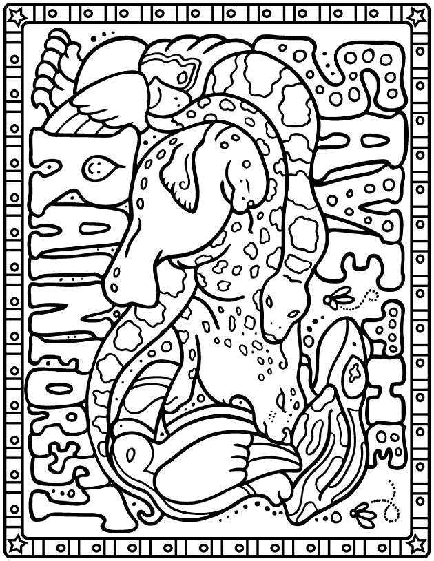 amazon rainforest coloring pages for kids Coloring4free