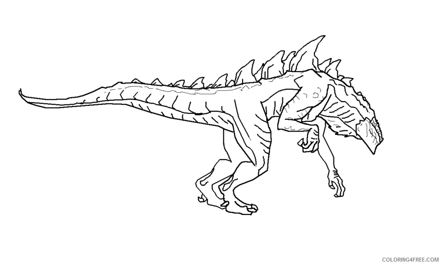 american godzilla coloring pages Coloring4free