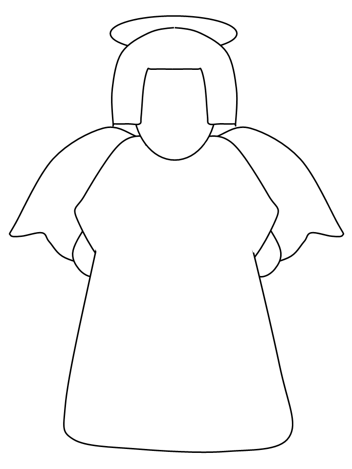 angel coloring pages for toddler Coloring4free