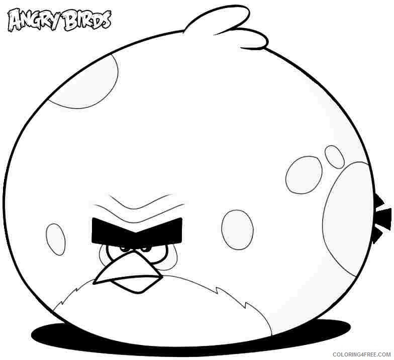angry birds coloring pages big bird Coloring4free