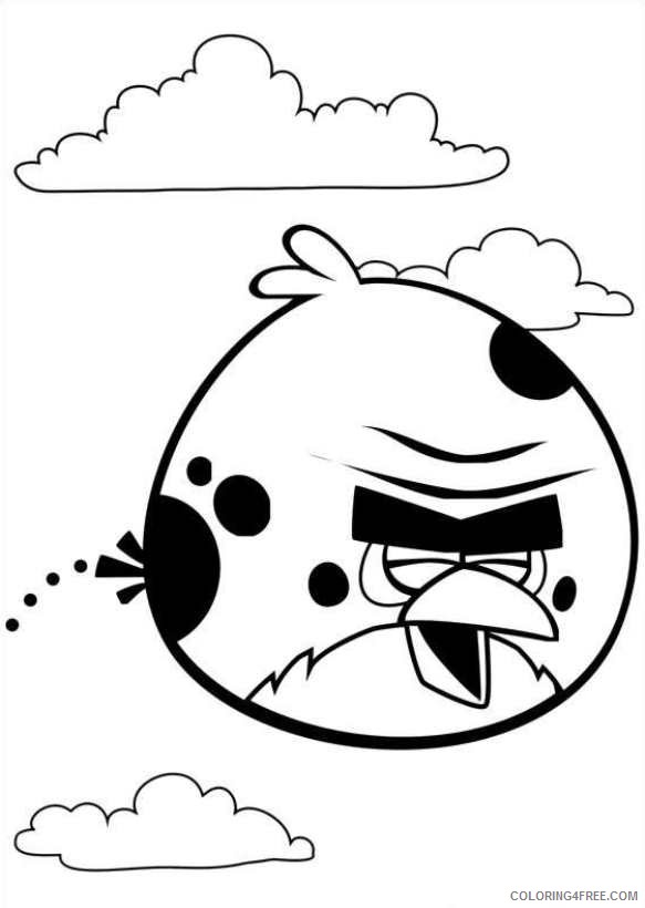 angry birds coloring pages flying Coloring4free