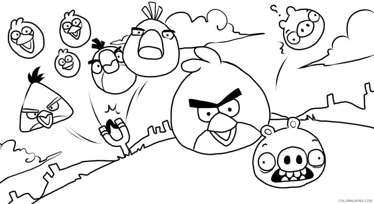 angry birds coloring pages printable Coloring4free