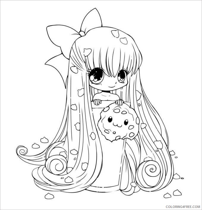 anime chibi coloring pages Coloring4free