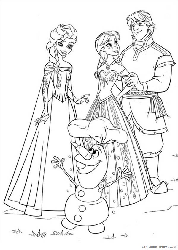 anna coloring pages and friends Coloring4free