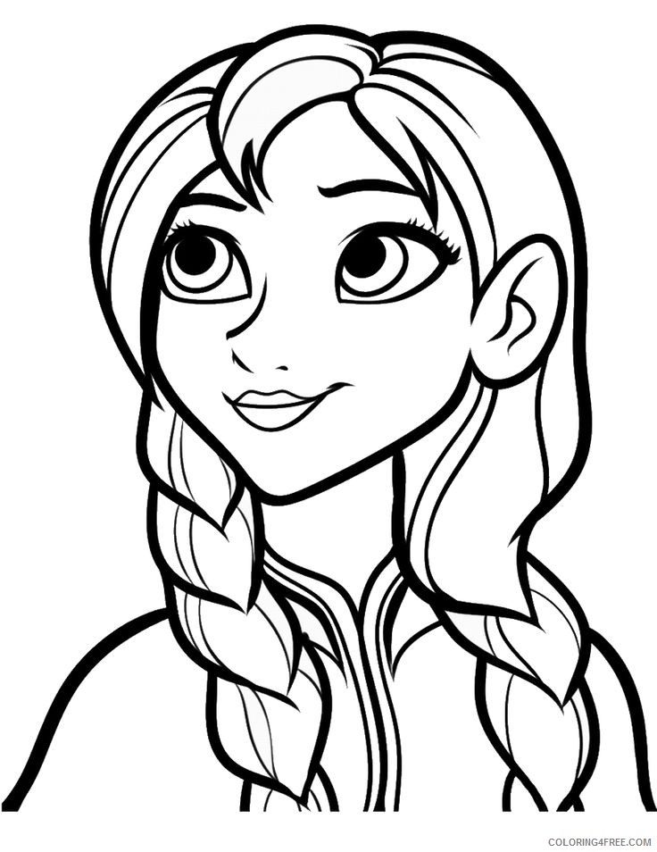 anna coloring pages free to print Coloring4free