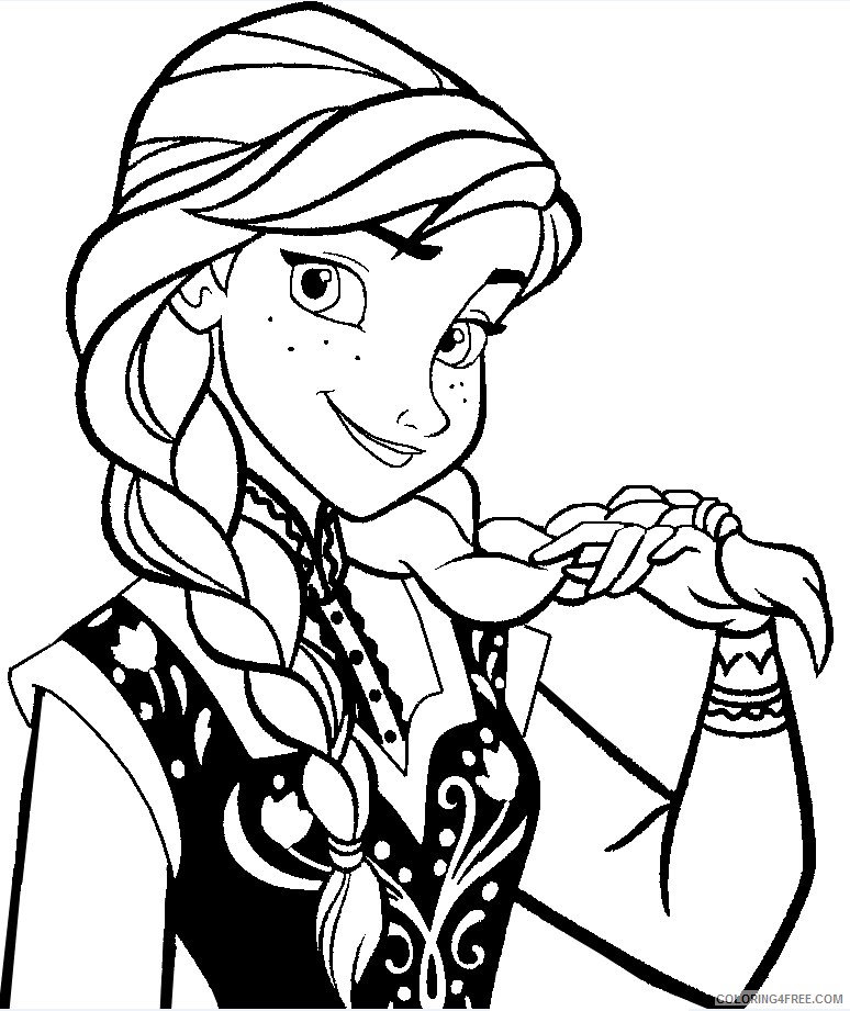 anna coloring pages to print Coloring4free