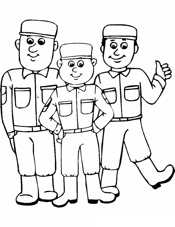 army coloring pages for kids Coloring4free