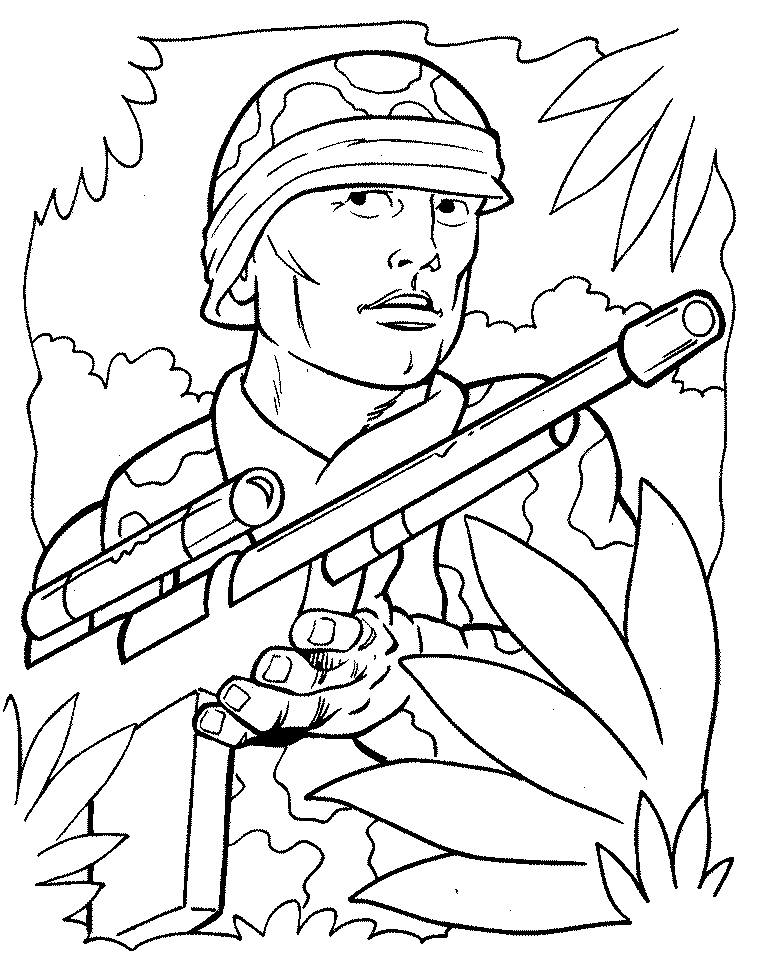 army coloring pages printable Coloring4free