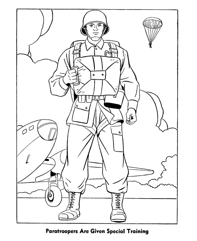 army coloring pages to print Coloring4free