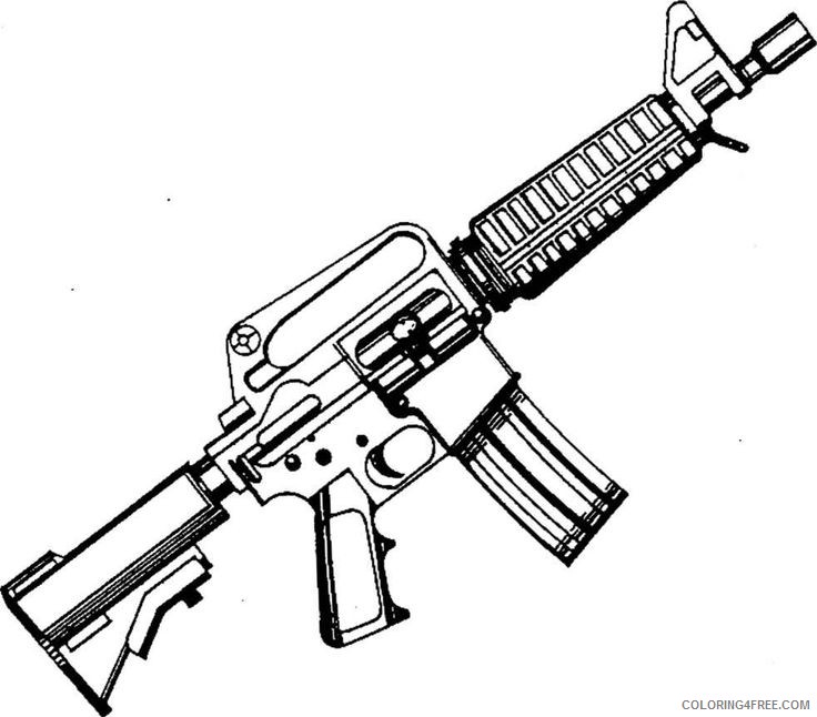 army gun coloring pages to print Coloring4free