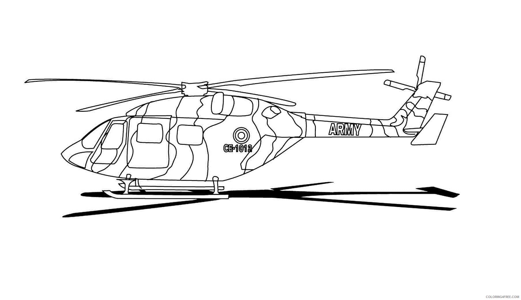 army helicopter coloring pages printable Coloring4free