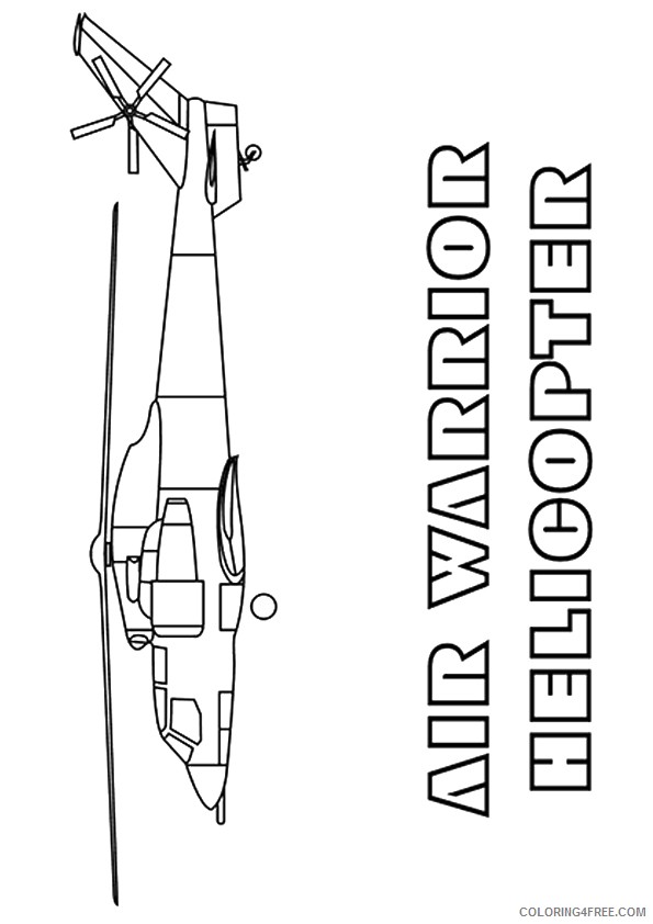 army helicopter coloring pages to print Coloring4free
