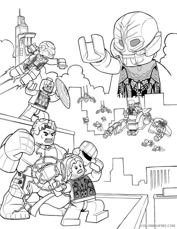 avengers coloring pages age of ultron lego Coloring4free