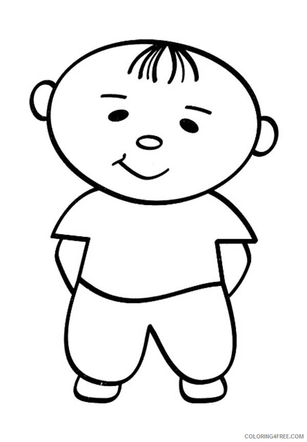 baby boy coloring pages printable Coloring4free