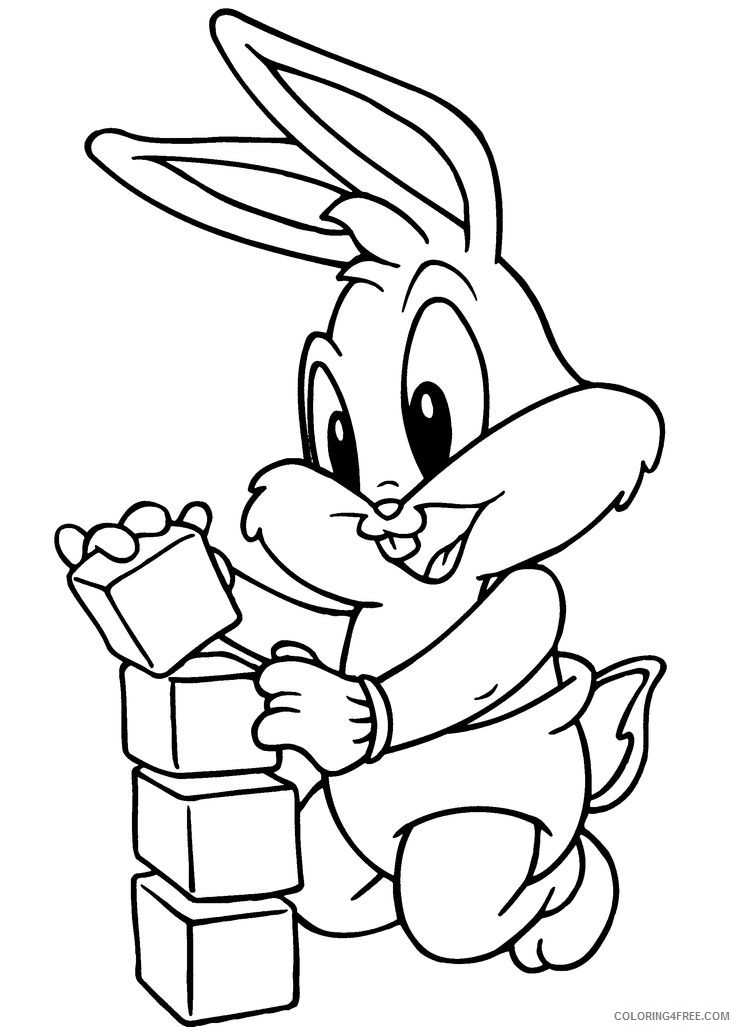 baby bugs bunny coloring pages to print Coloring4free