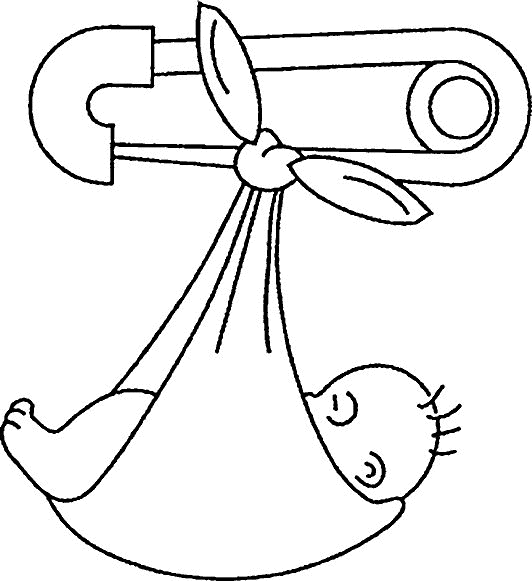 baby coloring pages free to print Coloring4free