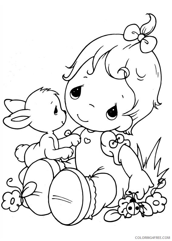 baby coloring pages precious moments Coloring4free