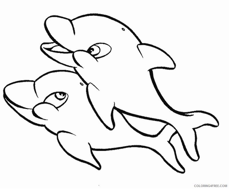 baby dolphin coloring pages Coloring4free