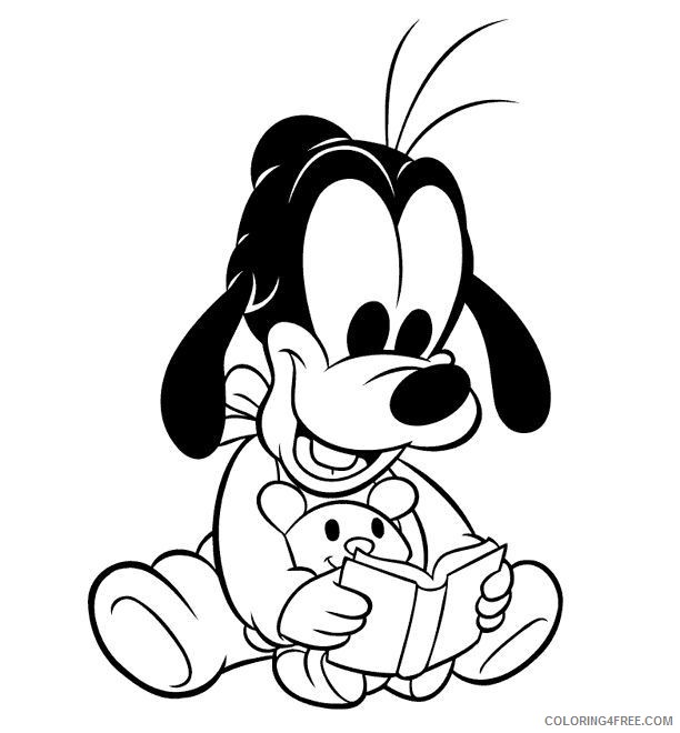 baby goofy coloring pages Coloring4free