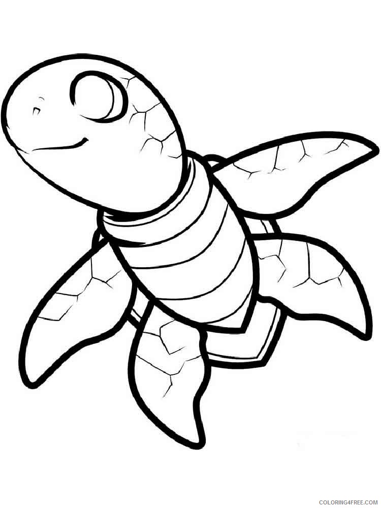 baby sea turtle coloring pages Coloring4free