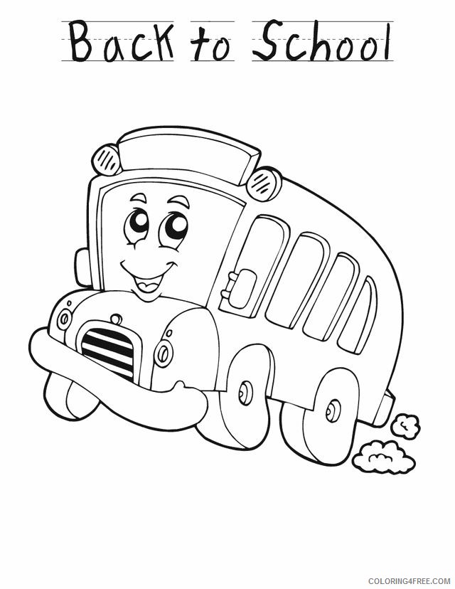 back to school coloring pages for kindergarten Coloring4free