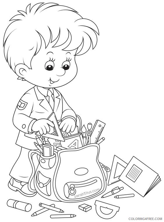 back to school coloring pages printable for kids Coloring4free