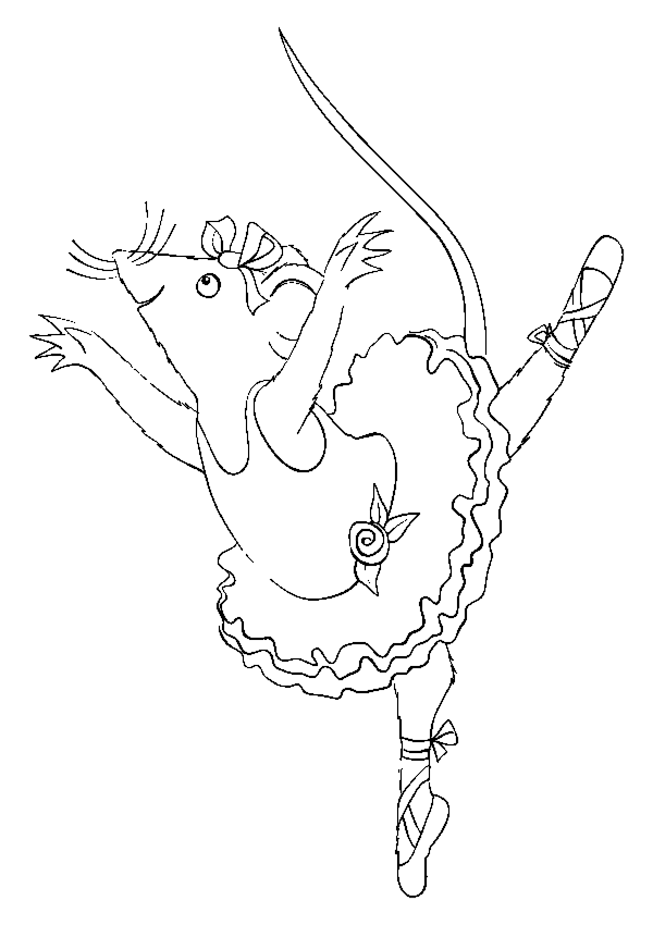 ballerina coloring pages angelina Coloring4free