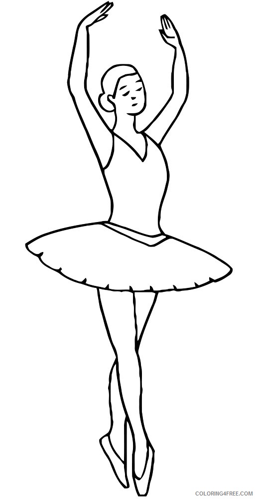 ballerina coloring pages printable Coloring4free