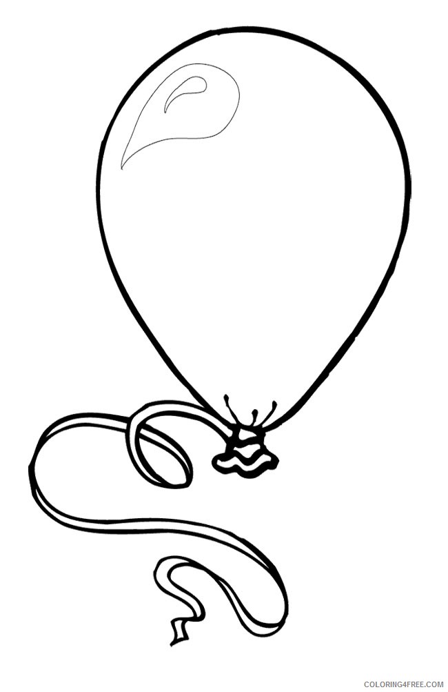 balloon coloring pages printable Coloring4free