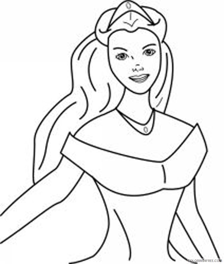 barbie coloring pages for kids Coloring4free