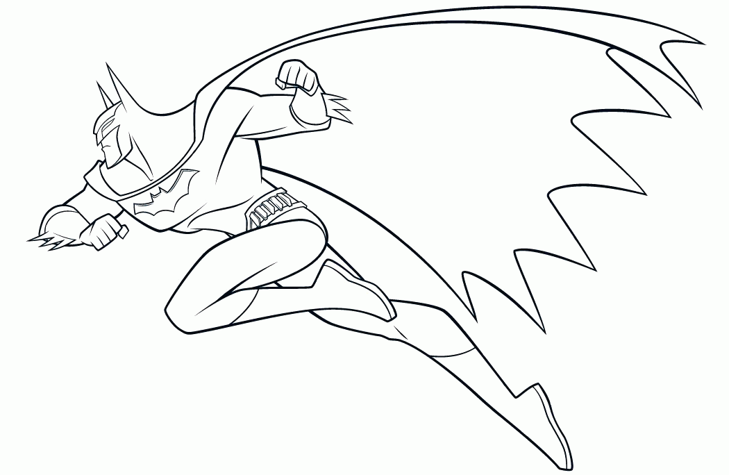 batman coloring pages attacking Coloring4free
