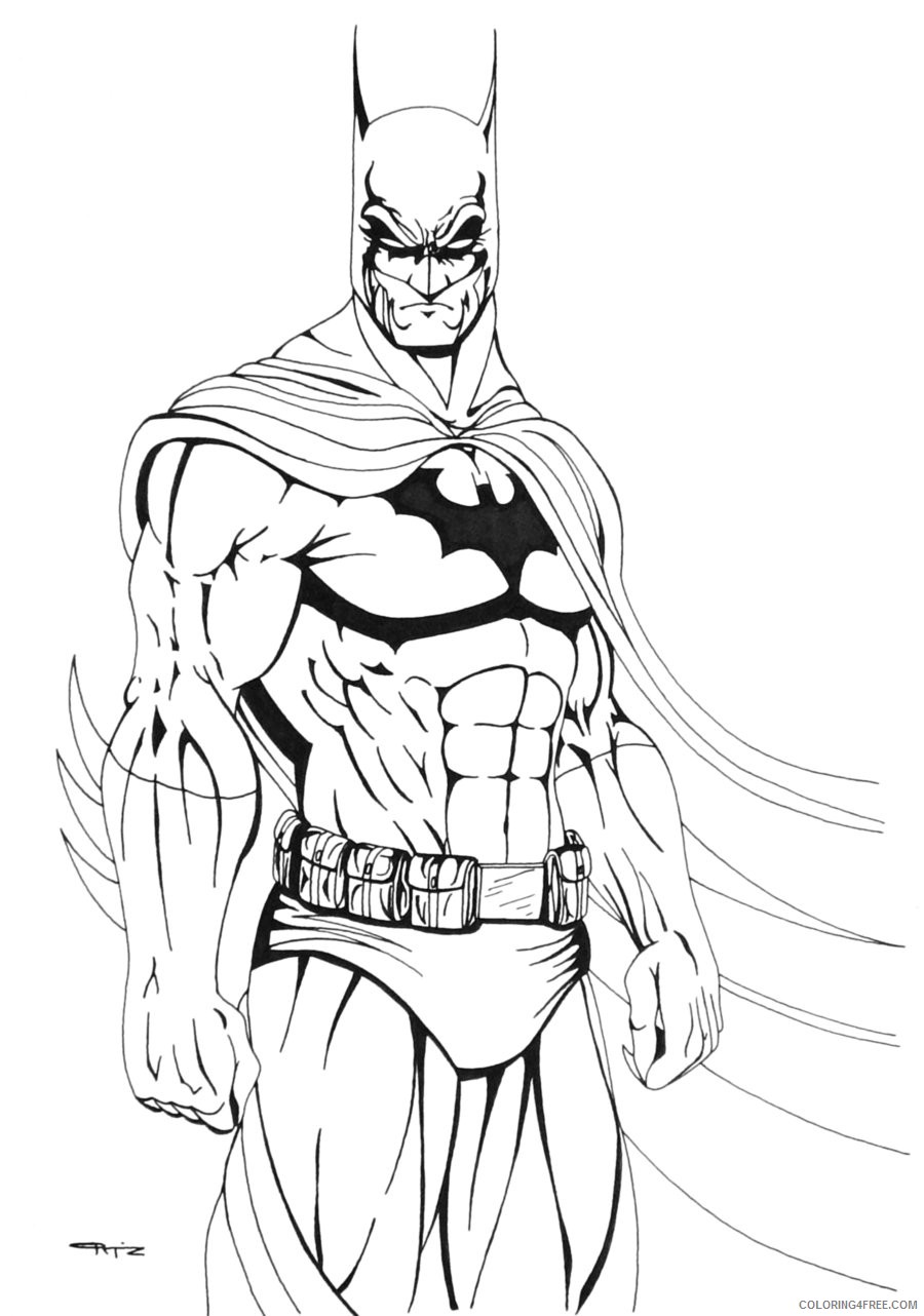 batman coloring pages for adults Coloring4free
