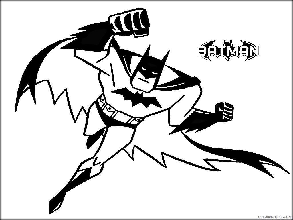 batman coloring pages printable for kids Coloring4free
