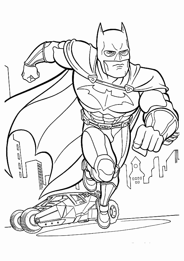batman coloring pages superhero Coloring4free