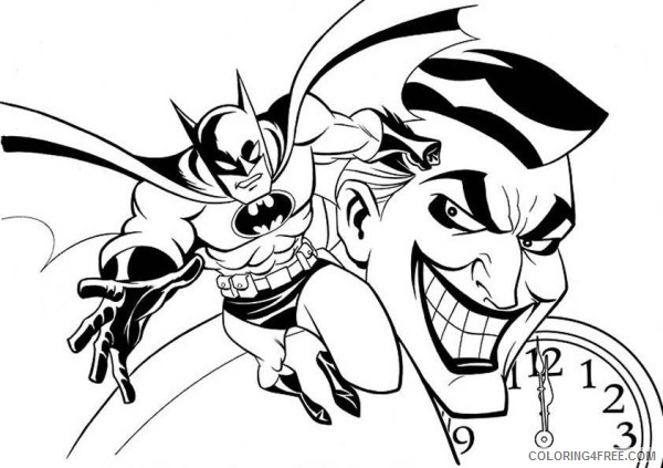 batman joker coloring pages Coloring4free