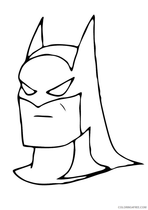 batman mask coloring pages Coloring4free