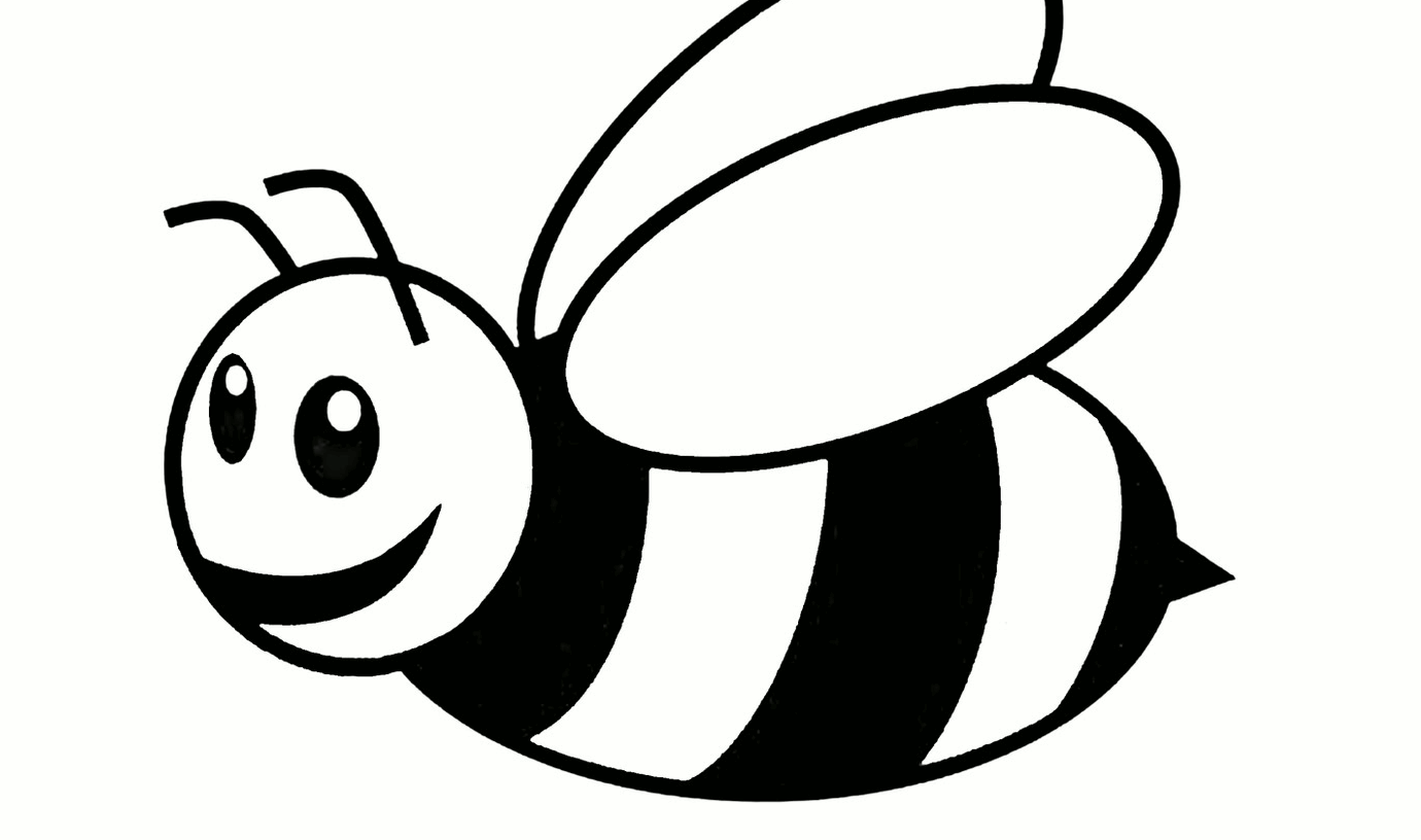 bee coloring pages free to print Coloring4free