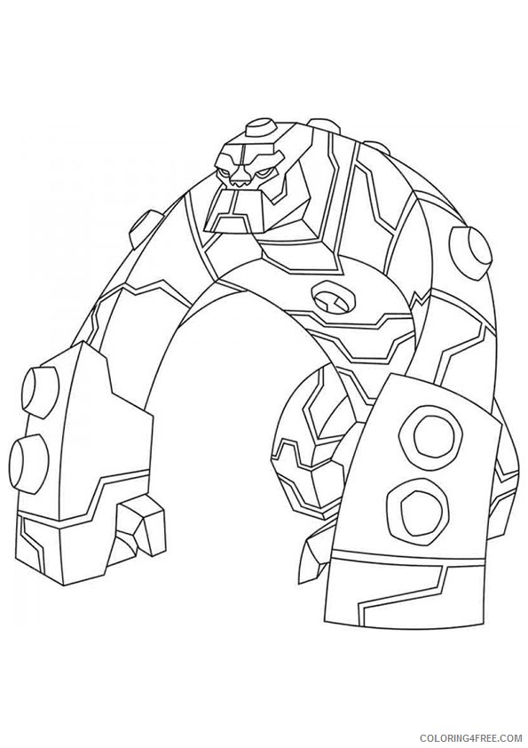 ben 10 coloring pages bloxx Coloring4free