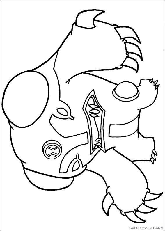 ben 10 coloring pages cannonbolt omniverse Coloring4free