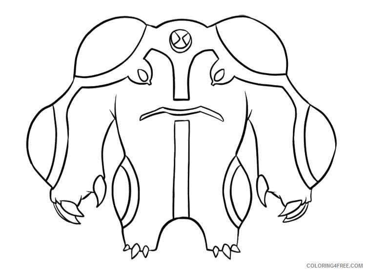 ben 10 coloring pages ultimate cannonbolt Coloring4free