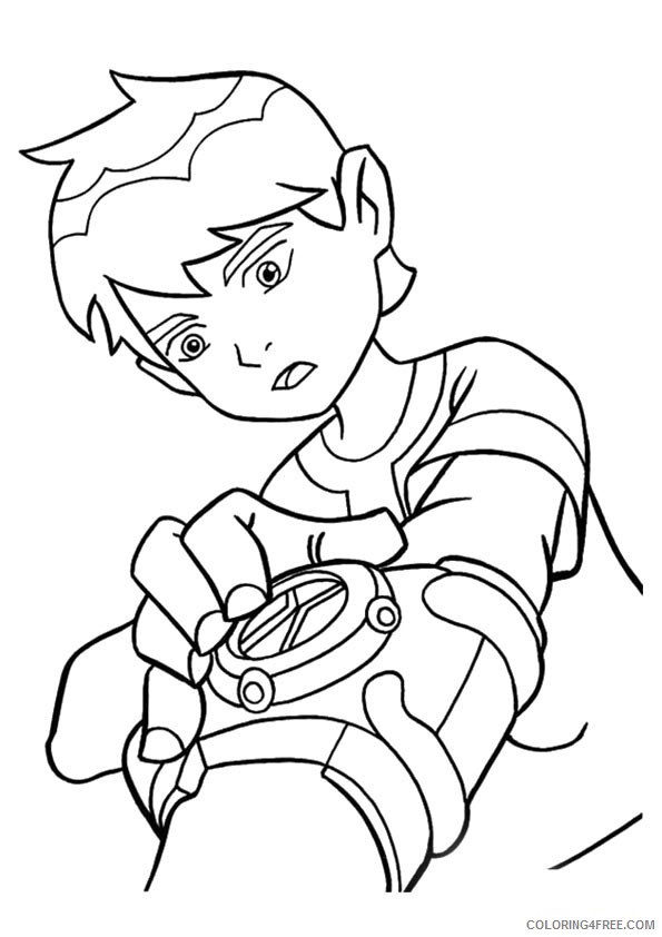 ben 10 watch coloring pages Coloring4free